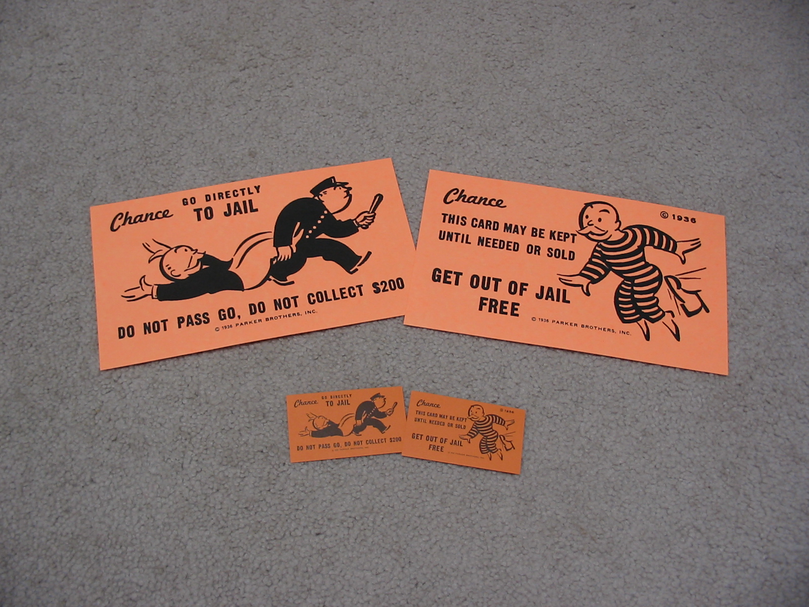 Chance and CC cards